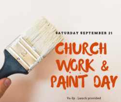 Church Work & Paint Day